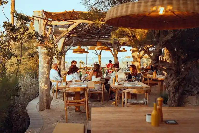 Beach club Cabane Bambou in Pampelonne