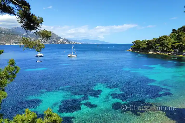 Bay of la Scaletta near St-Jean Cap Ferrat