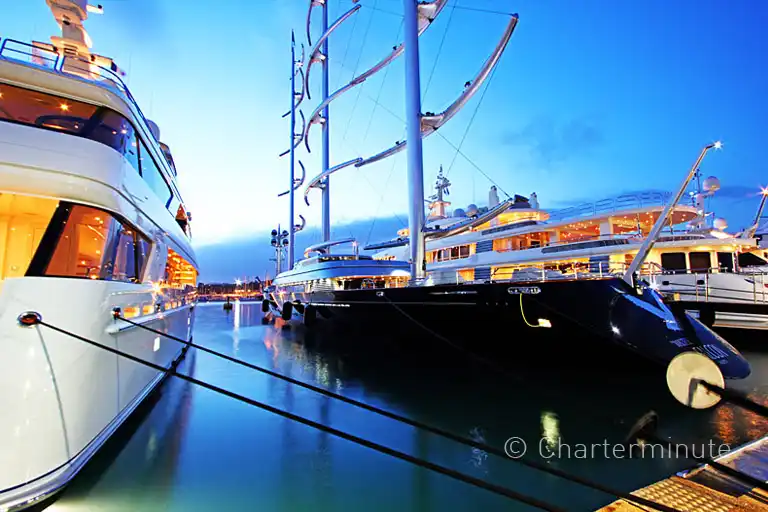 Superyacht Maltese Falcon in Antibes