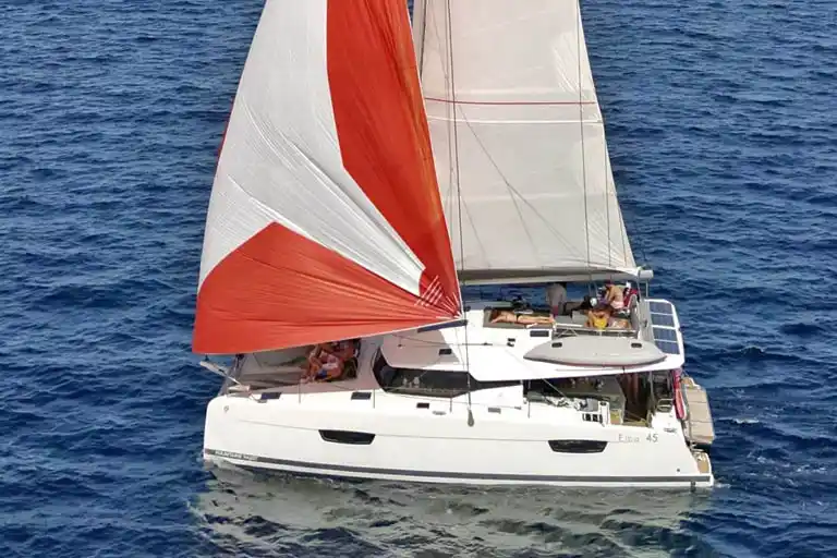 Cannes catamaran boat rental for a day