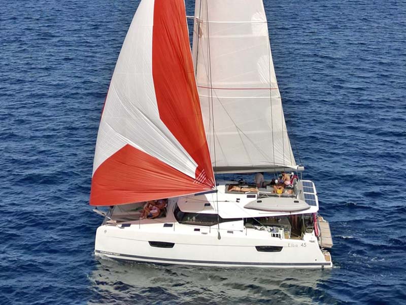 Catamaran boat rental for a day near Cannes